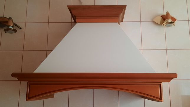 Okap kuchenny przyścienny Falmec 90 cm drewno