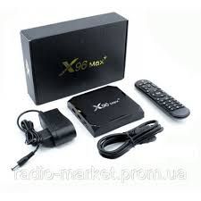 X96 MAX Plus 2/16 Андроид 9 S905X3 Smart TV Box ТВ Приставка