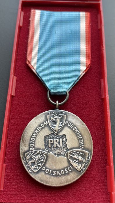 Medal Rodła PRL w pudełku