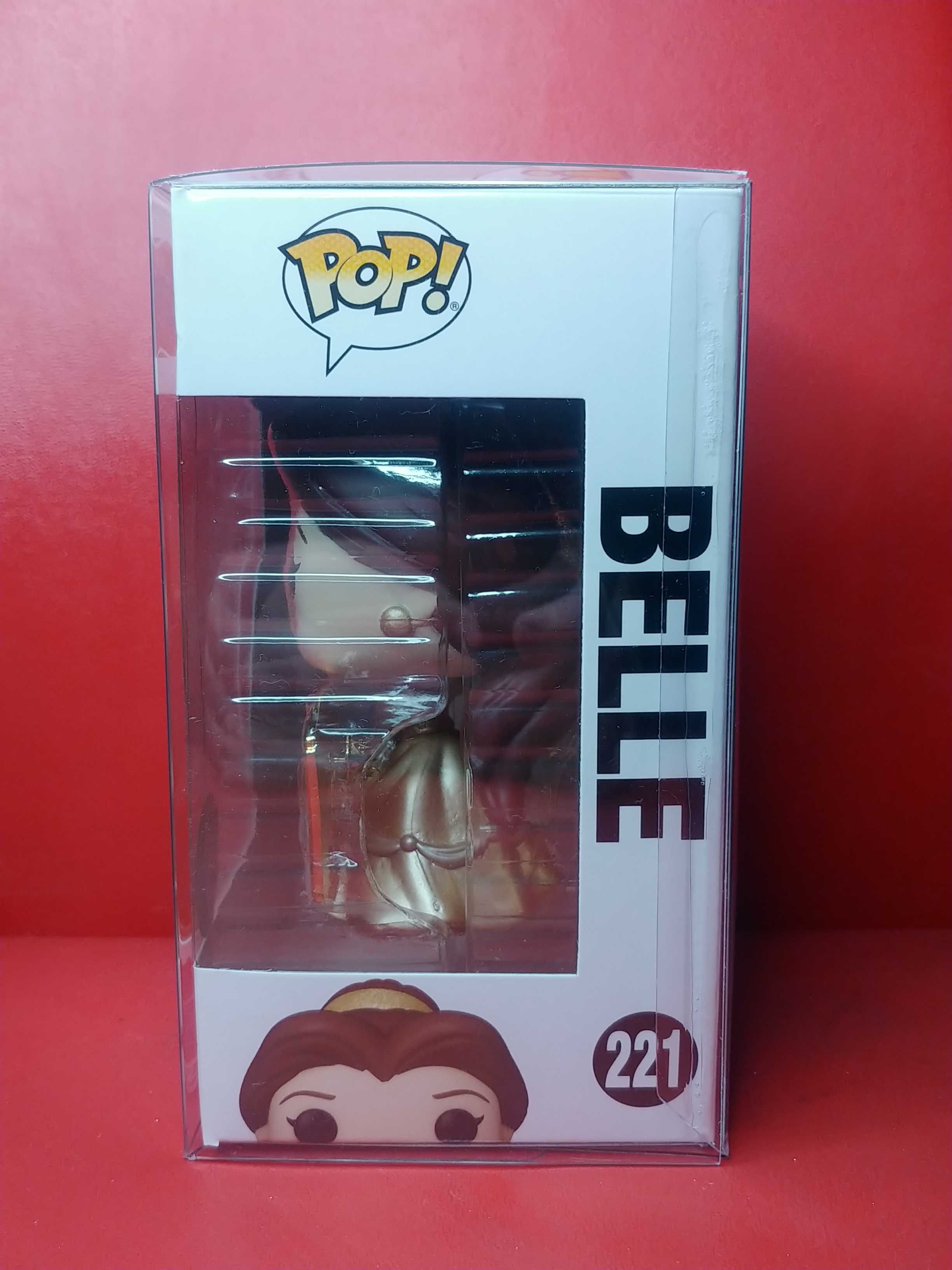 Funko pop Belle with pin figurka, Disney princess, exclusive 221 Bella