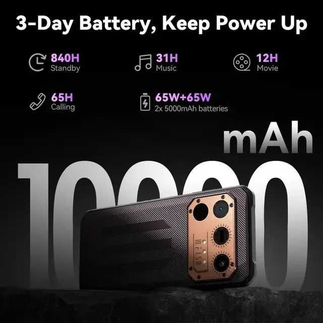 Смартфон Oukitel IIIF150 Raptor 12/256Gb 6,8 тепловизор 10000mAh NFC