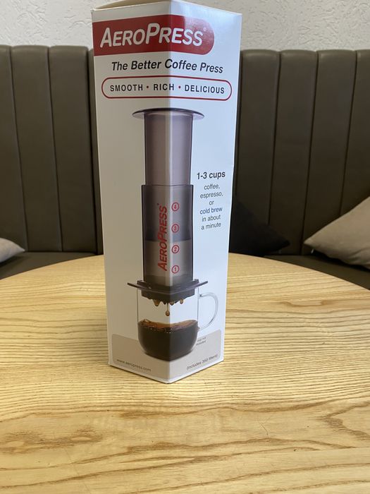 Ручна кавомолка Hario Mini-Slim plus, Aeropress ...