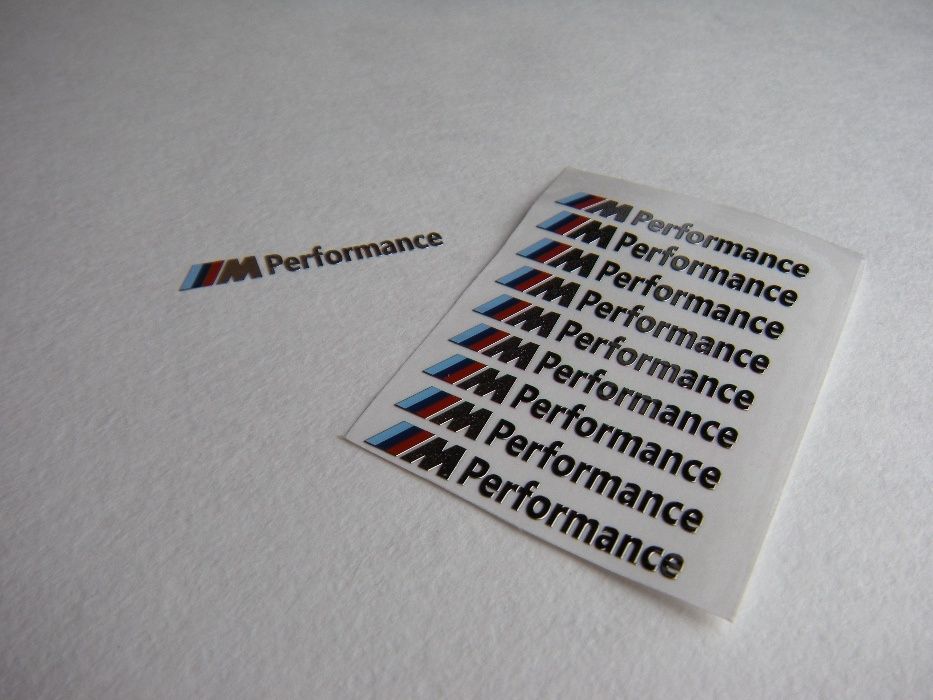 Наклейка Performance металлическая BMW E39 E46 E70 E90 F10 F15 F30 БМВ