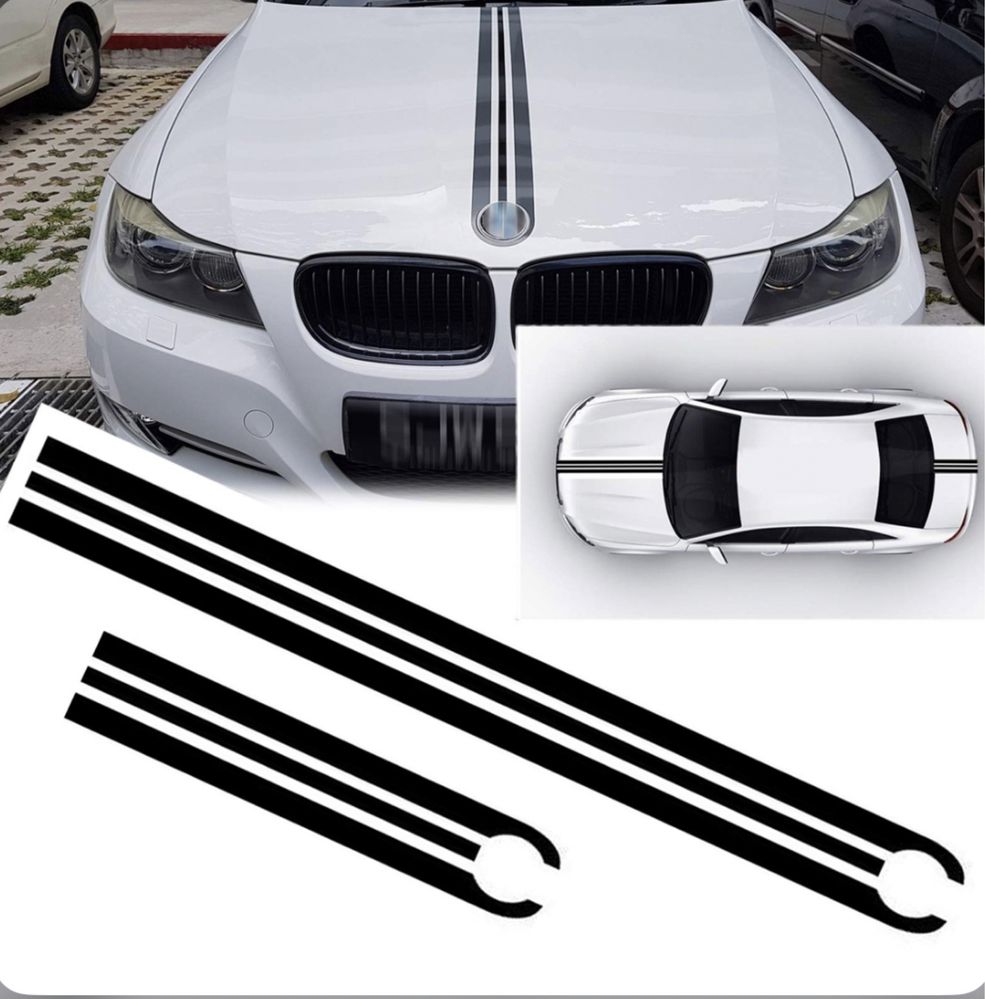 Pasy na auto naklejki BMW tuning Mperformance ac schnitzer