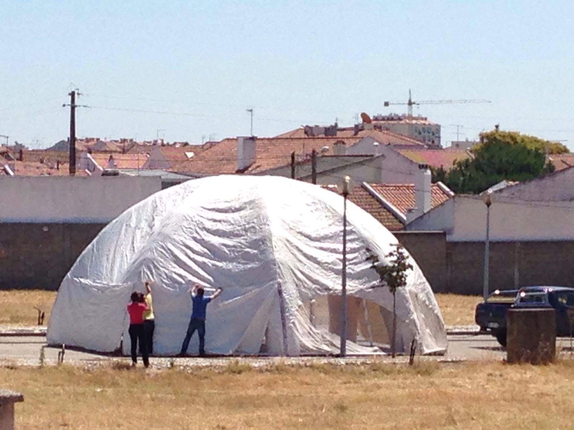 Tenda iglo XXL para desocupar