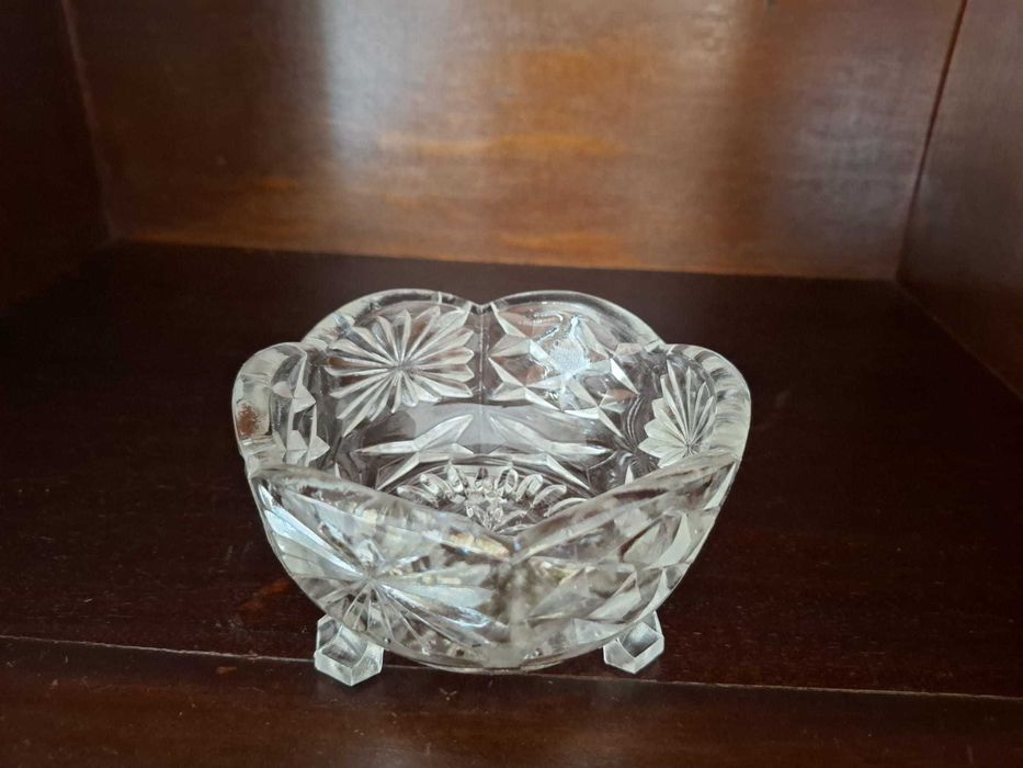 Tigela com pé de tigela vintage anos 30 e 40 Art Déco