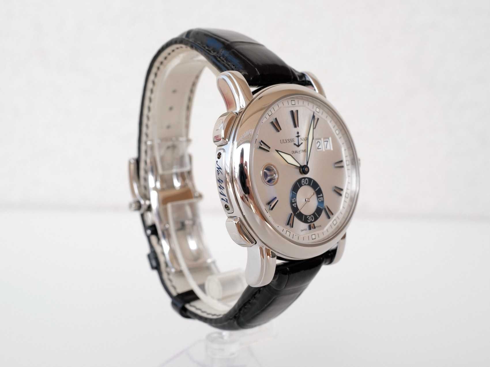 Ulysse Nardin Dual Time GMT Big Date Silver Dial