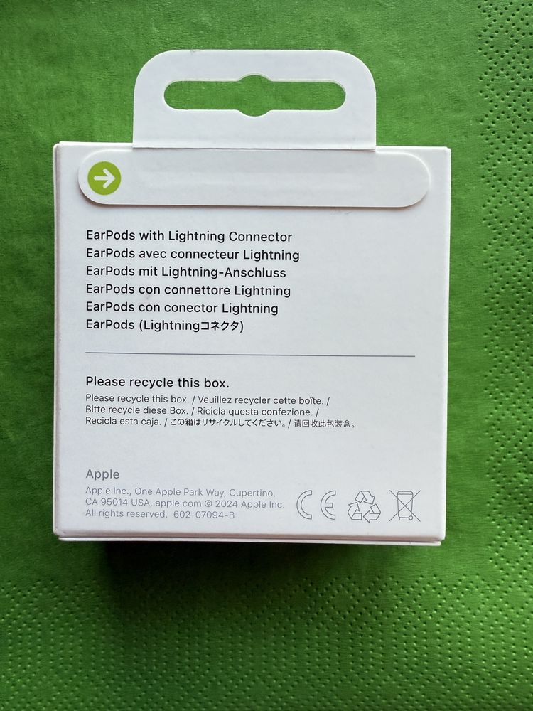 Apple EarPods Lightning Biały