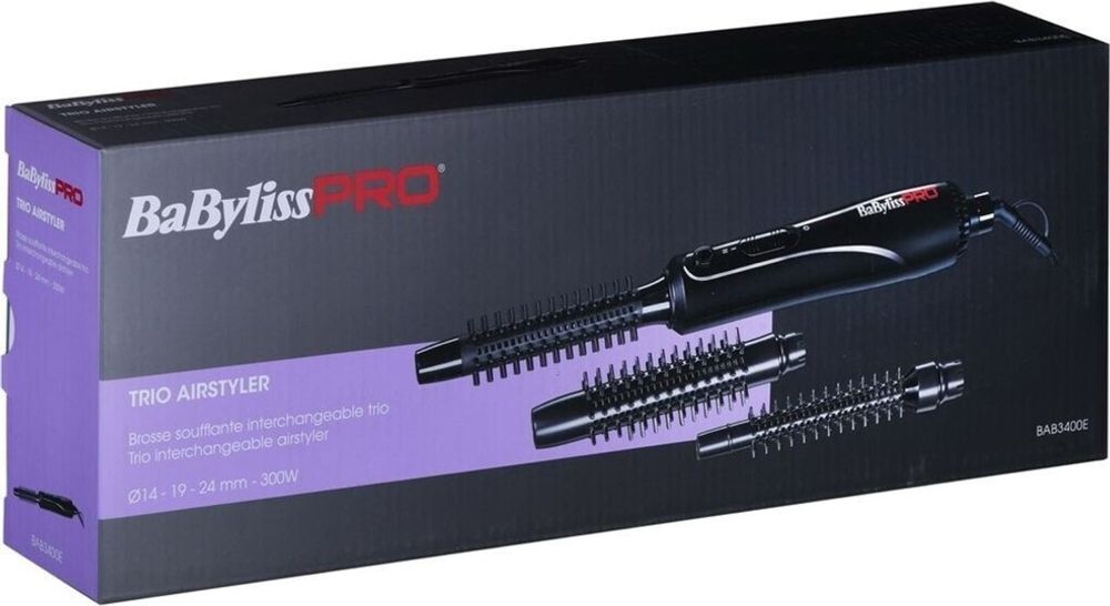 Babyliss pro trio airstyler. Bab3400e. Фен-щітка