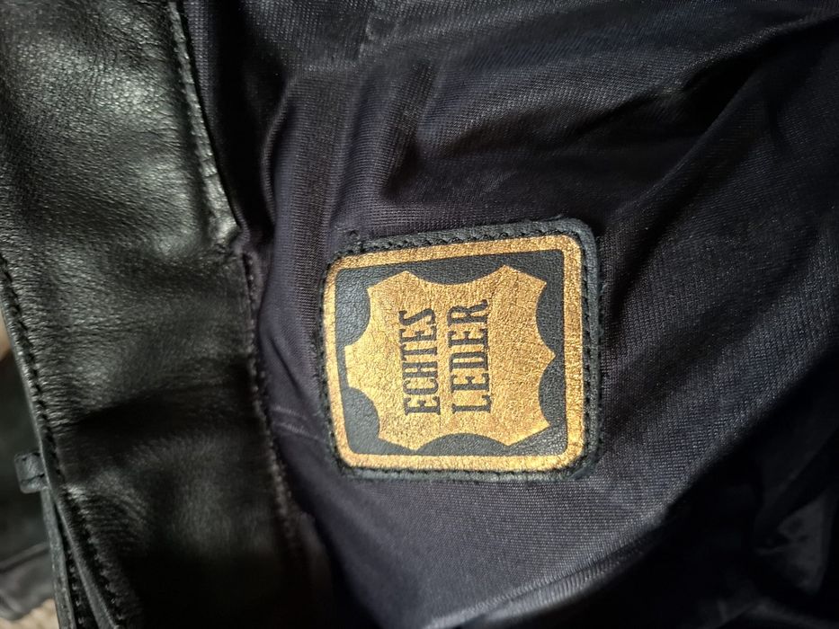 Spodnie skórzane echtes leder