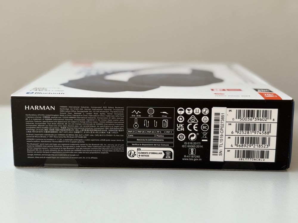 Навушники JBL Tune 770NC Black