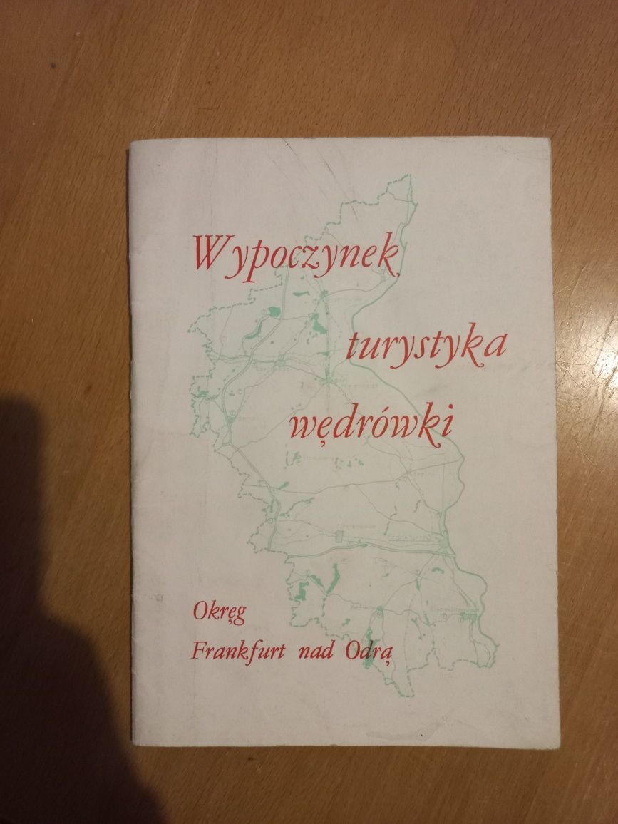 Wypoczynek turystyka wędrówki okręg Frankfurt nad Odrą książka