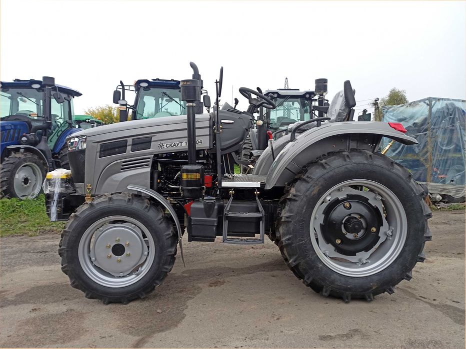 Мінітрактор СКАУТ ТЕ-504 Рівна підлога + Резина Armour + 2 циліндра