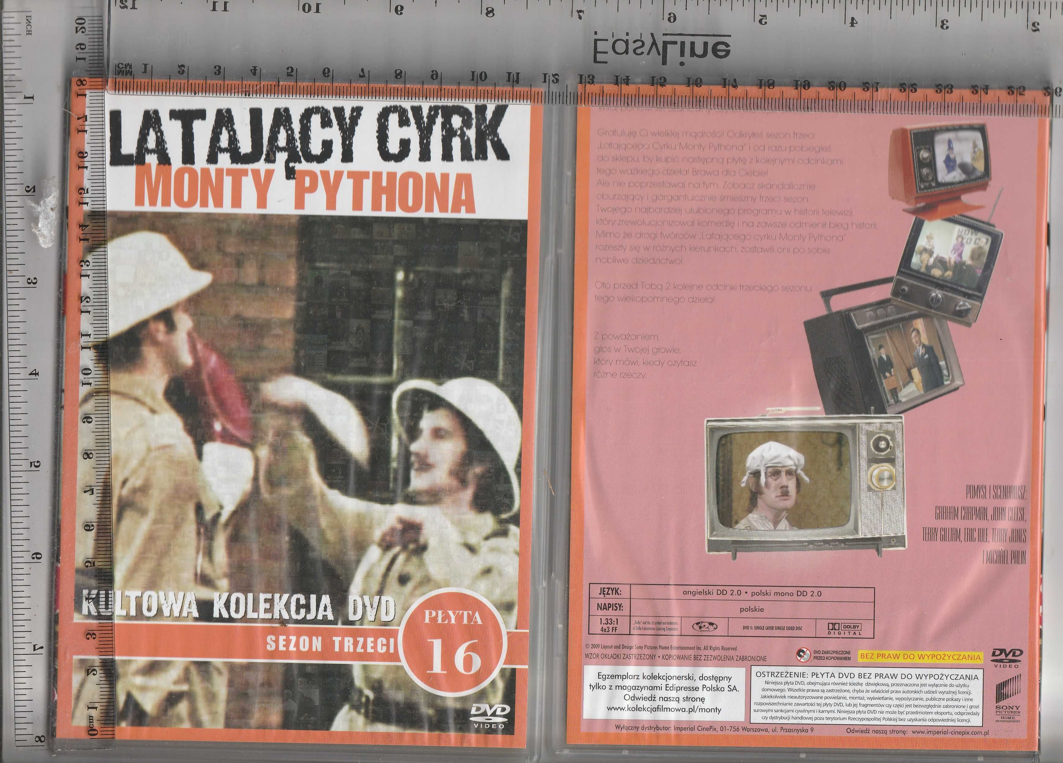Latający cyrk Monty Pythona Sezon 3 płyta 16 DVD