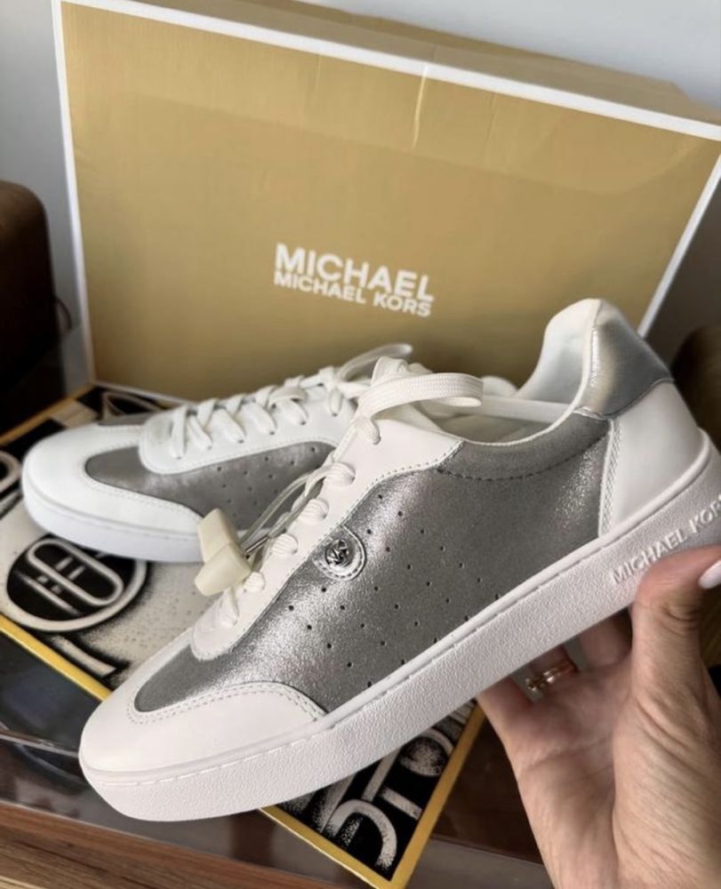 Літні шкіряні снікерси, кросівки, мокасини, кеди Michael Kors Scotty