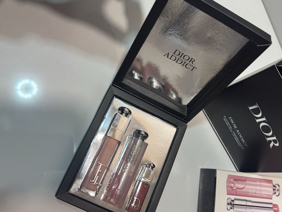 Набір бальзамів для губ Dior Addict Natural Glow set бальзам Dior