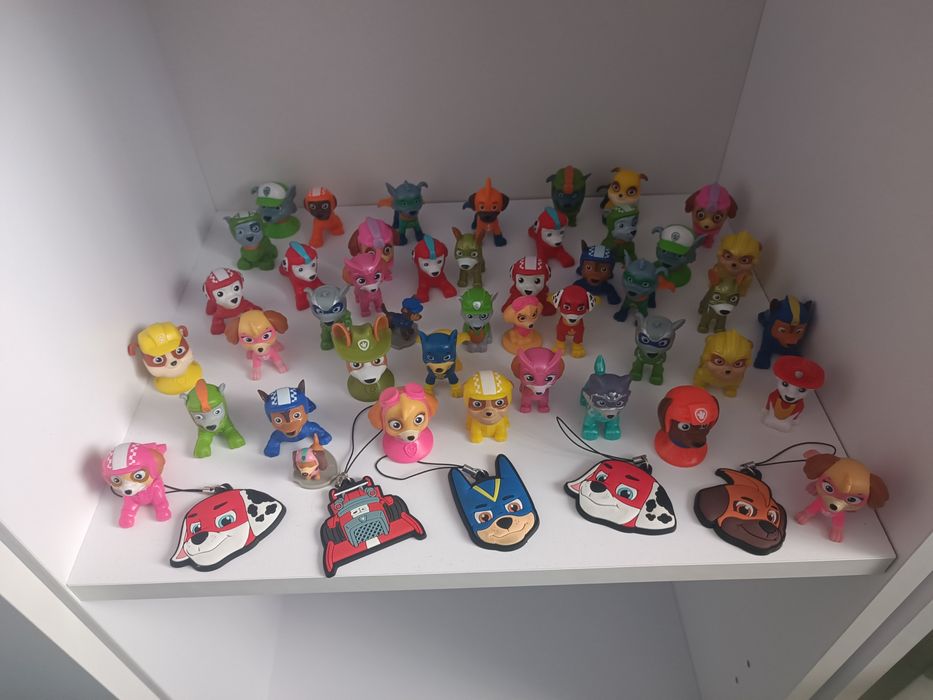 Zestaw figurek psi patrol 45 sztuk