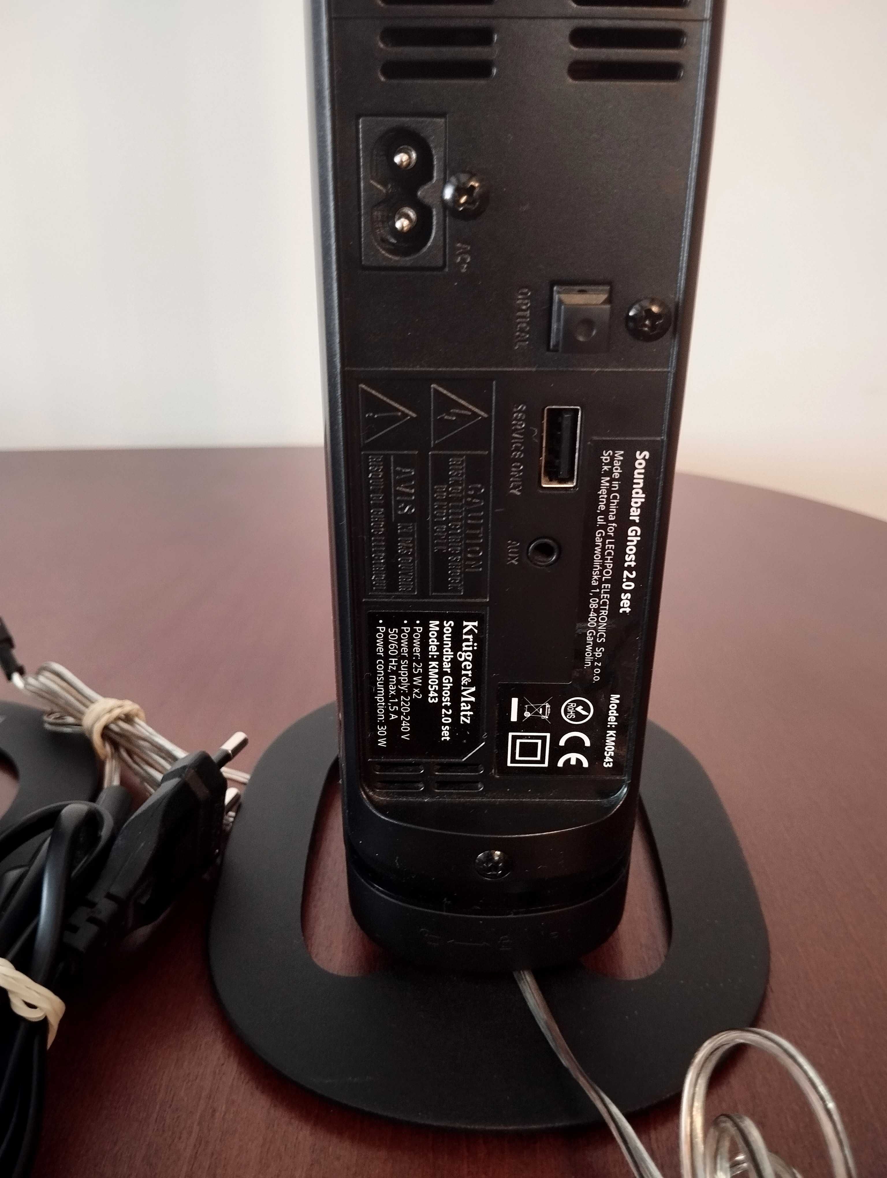 Soundbar Bluetooth KRUGER & MATZ GHOST 2.0 KM0543 {rozłączany}
