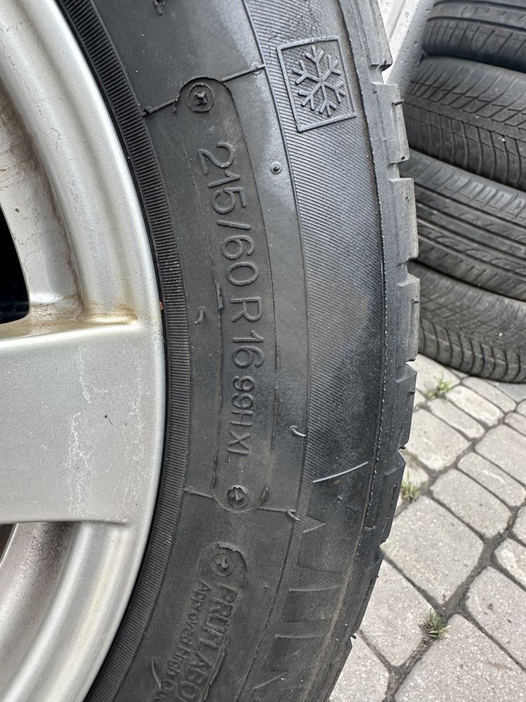 Alufelgi kola Opel Mokka A 215/60/16 wielosezon gotowe 5x105