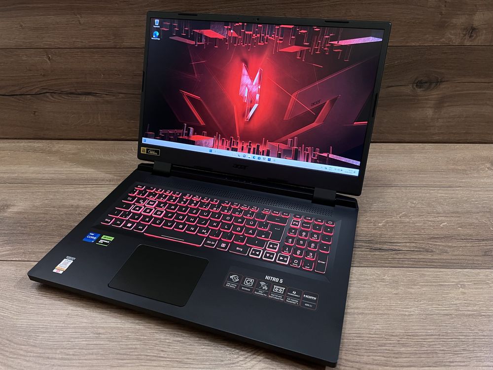 Игровой Ноутбук Acer 17.3 144hz Rtx 4060 i7-12650h ssd 1tb ddr5-16 win