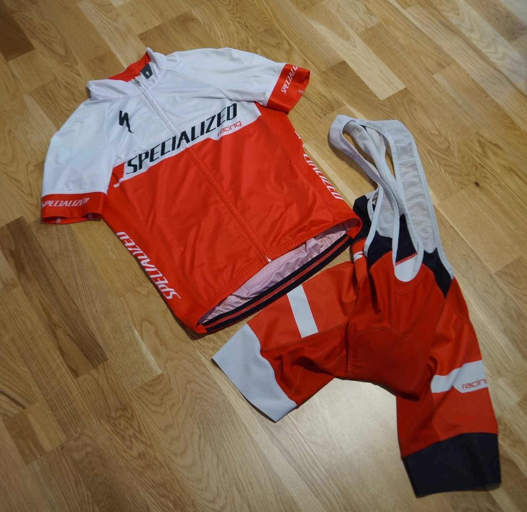 Strój koszulka spodenki rowerowe Specialized SL Expert rozm. S M