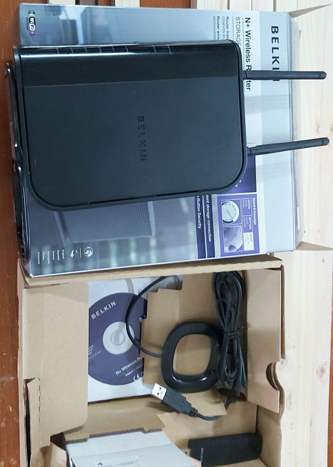 Router Belkin N+ /// usb conection