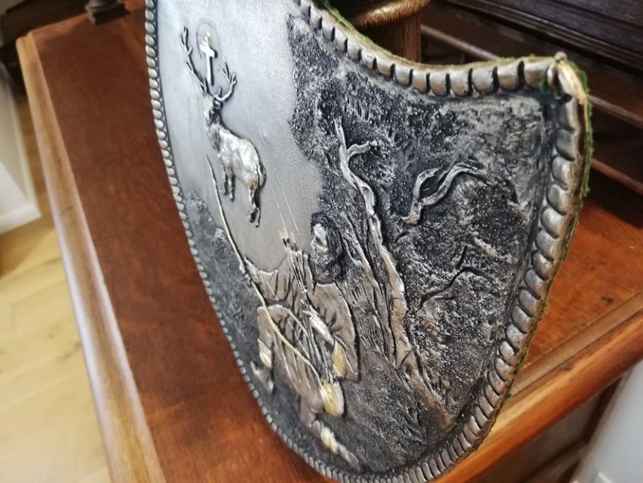 Pięky ryngraf Święty Hubert patron myśliwych