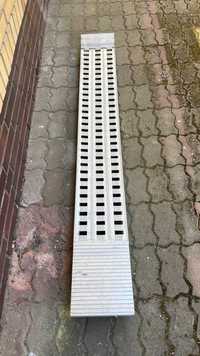Aluminiowy najazd rampa trap 2m