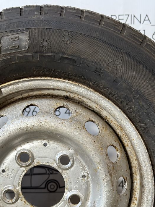 Колеса в зборі 225/70 R15C (зима),диски 5х130 R15 Mercedes Sprinter,VW