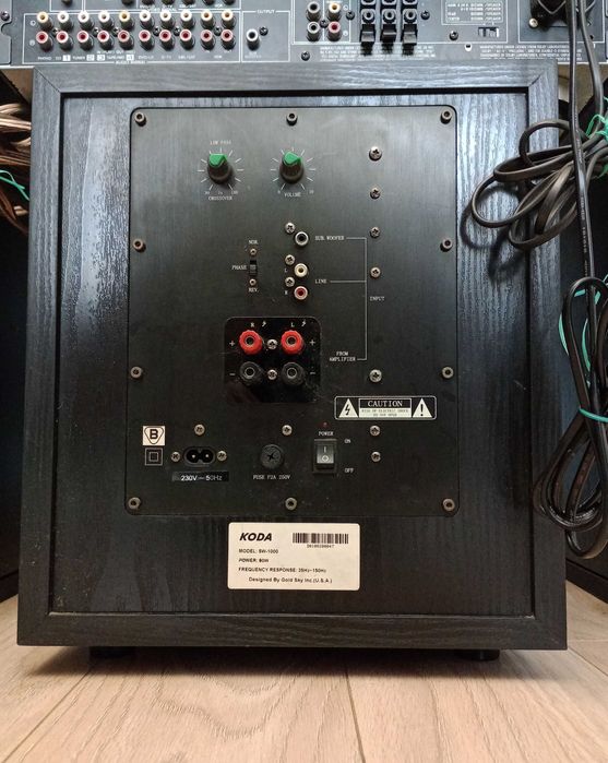 Zestaw kina domowego Yamaha DSP-A5 + 5 głośników i suboofer