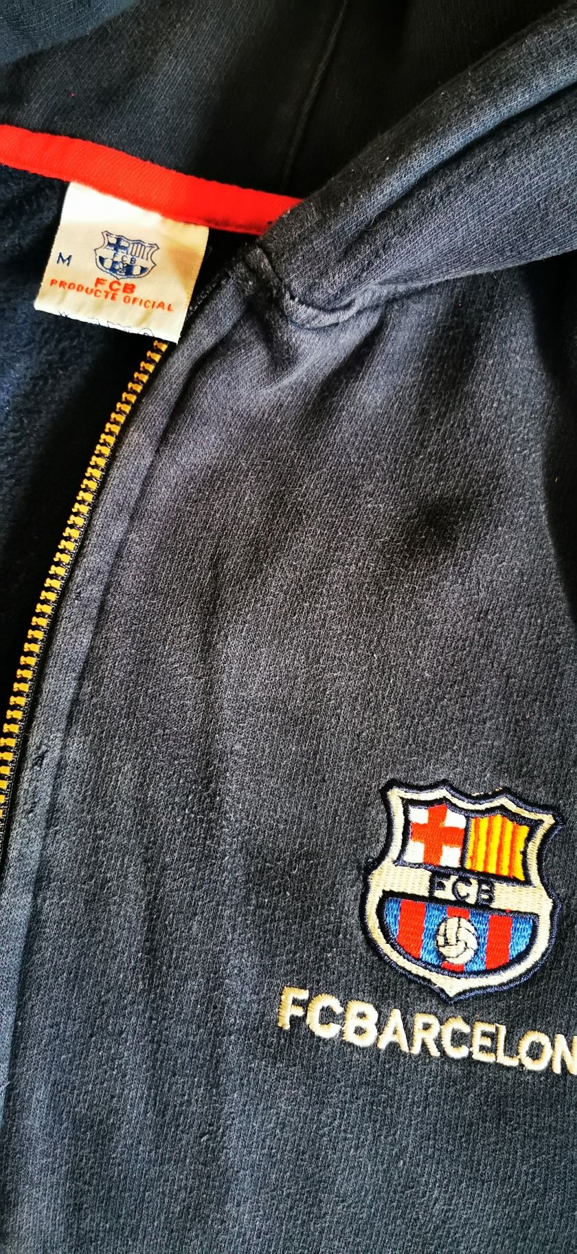 Bluza z kapturem, męska FC BARCELONA