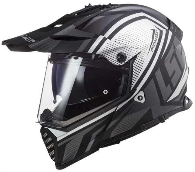 Kask dual motocykl/quad/ATV LS2 mx436 pioneer evo master matt tittan