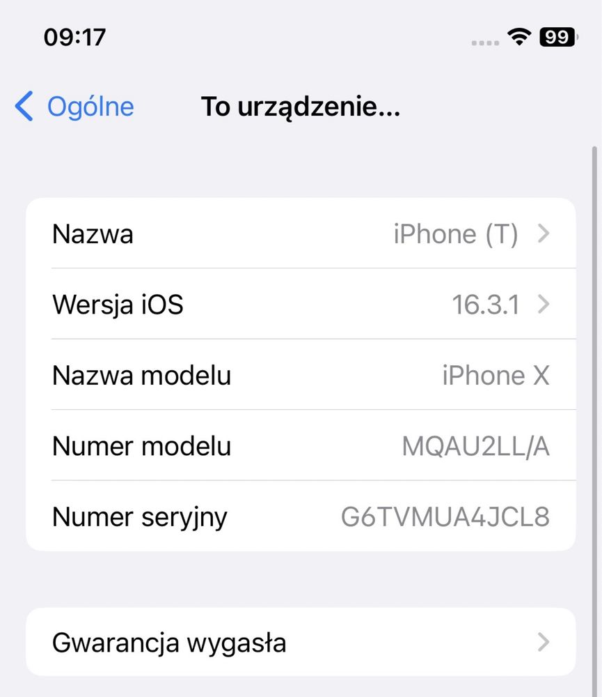 Iphone X 256 GB w dobrym stanie