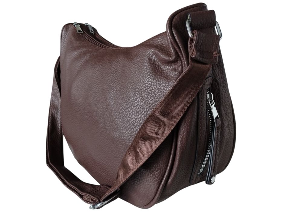 Torebka Damska, Miejska Stylowa Mała Listonoszkaę, Kolor Brązowy