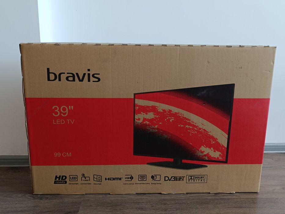 Телевізор Bravis led-39e6000+t2