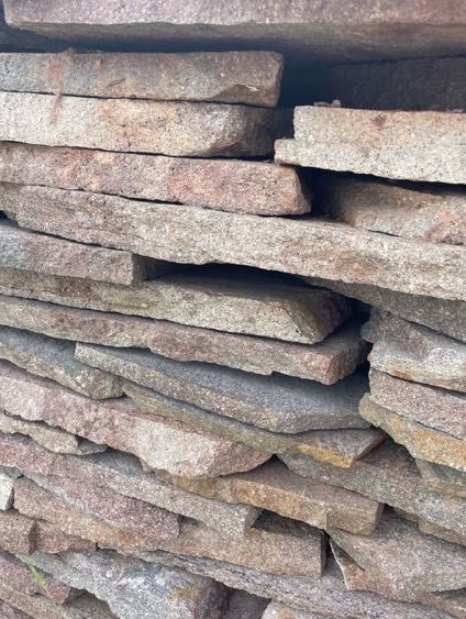 Łupek Naturalny Porfir Włoski Płyty Ogrodowe Akwarium Elewacja Ścieżka