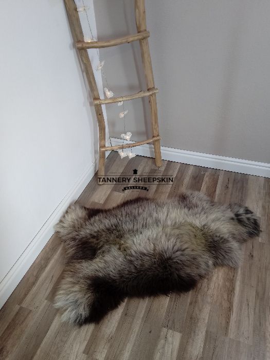 Skóra Owcza Naturalna Kolor Szary (SIWE) Skóry Owcze