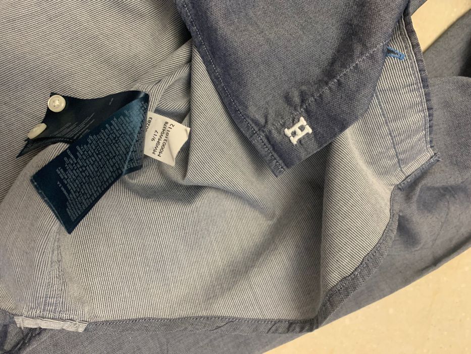 Tommy Hilfiger logowana, elegancka koszula r. M Extra stan, bawełna