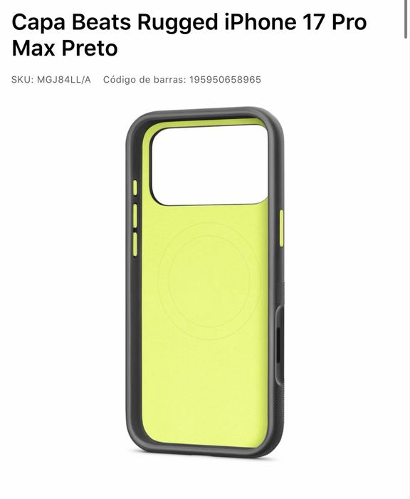Capa Beats IPhone 17 Pro Max