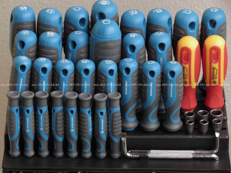 Набор подставка отверток бит Германия Workzone