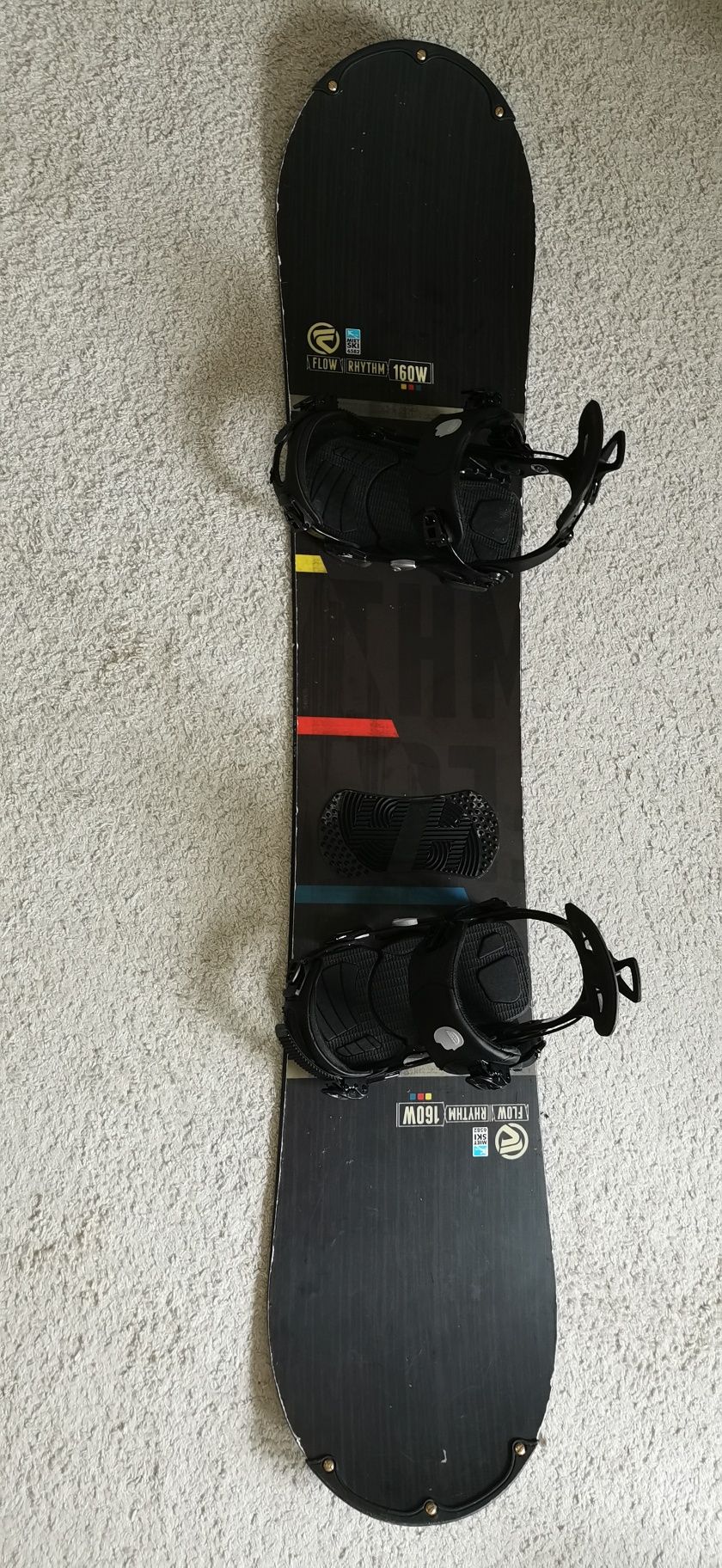 Deska snowboardowa Flow Rythm 160w z wiązaniami GNU PSYCH XL
