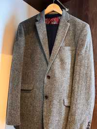 Шерстяний піджак Joules Man Tweed Grey Blazer