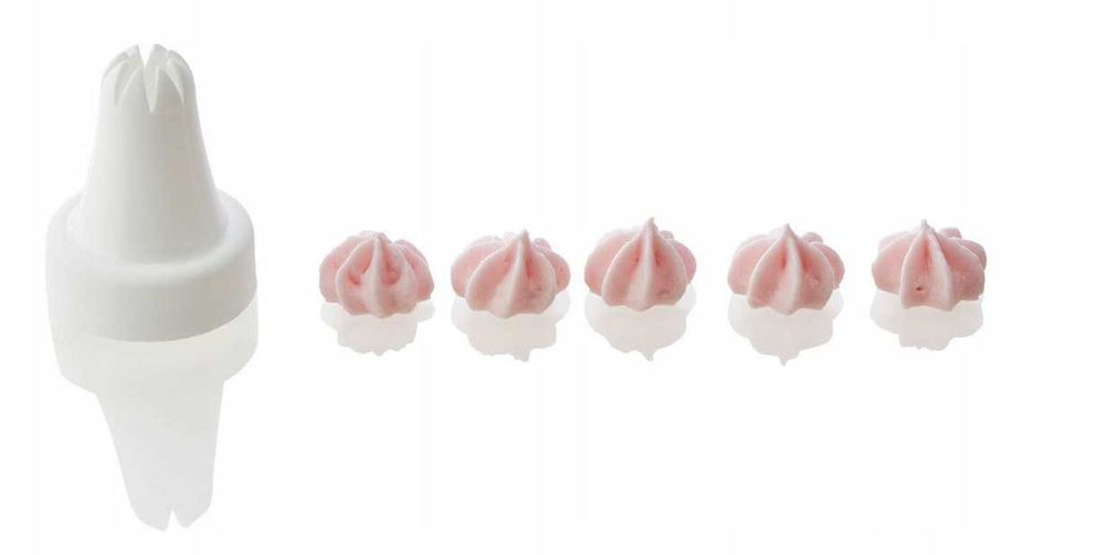 ERNESTO Dekorator do Ciast Tortów Szpryca 5 końcówek