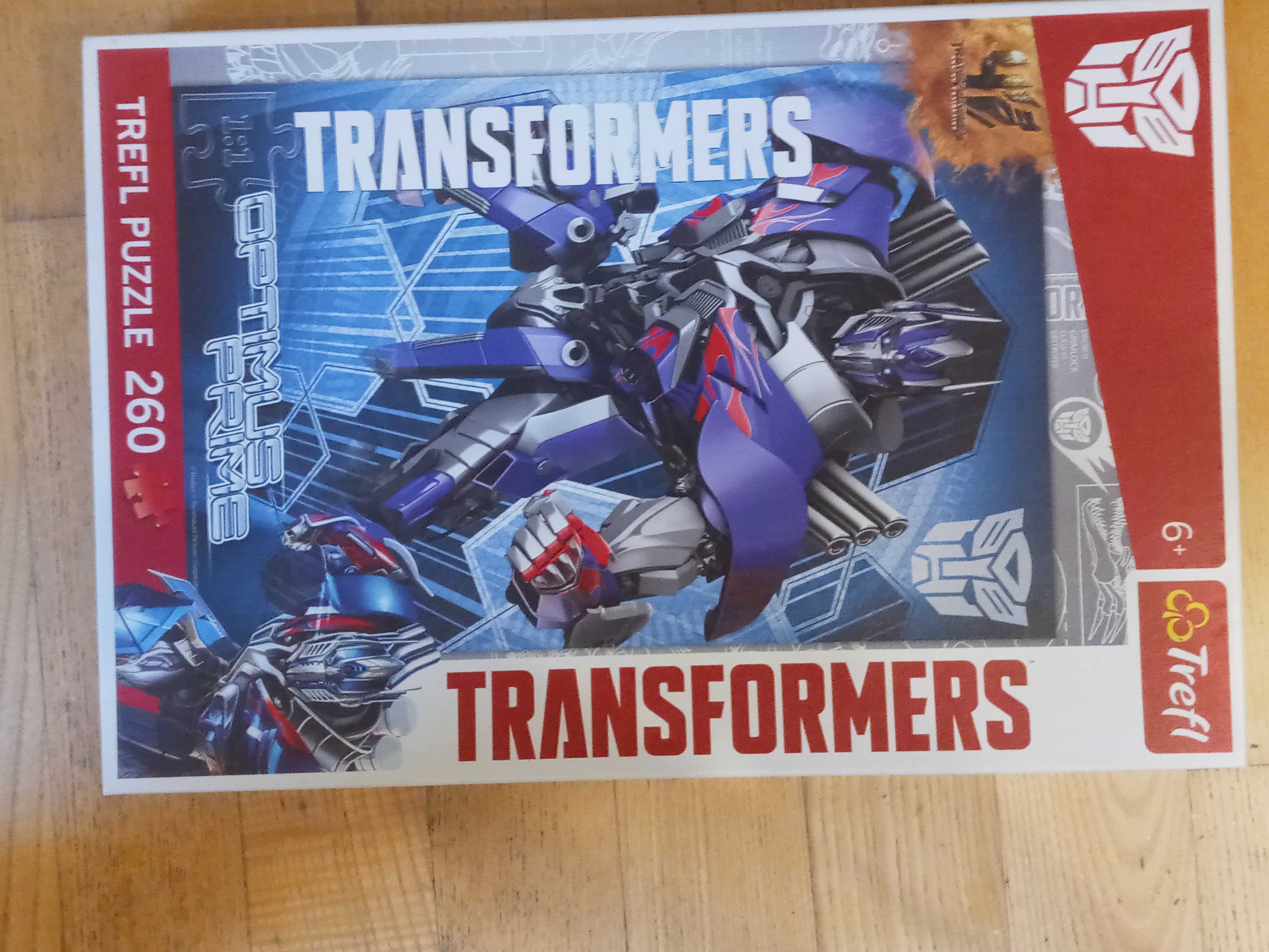 Puzzle transformers 260 elementów