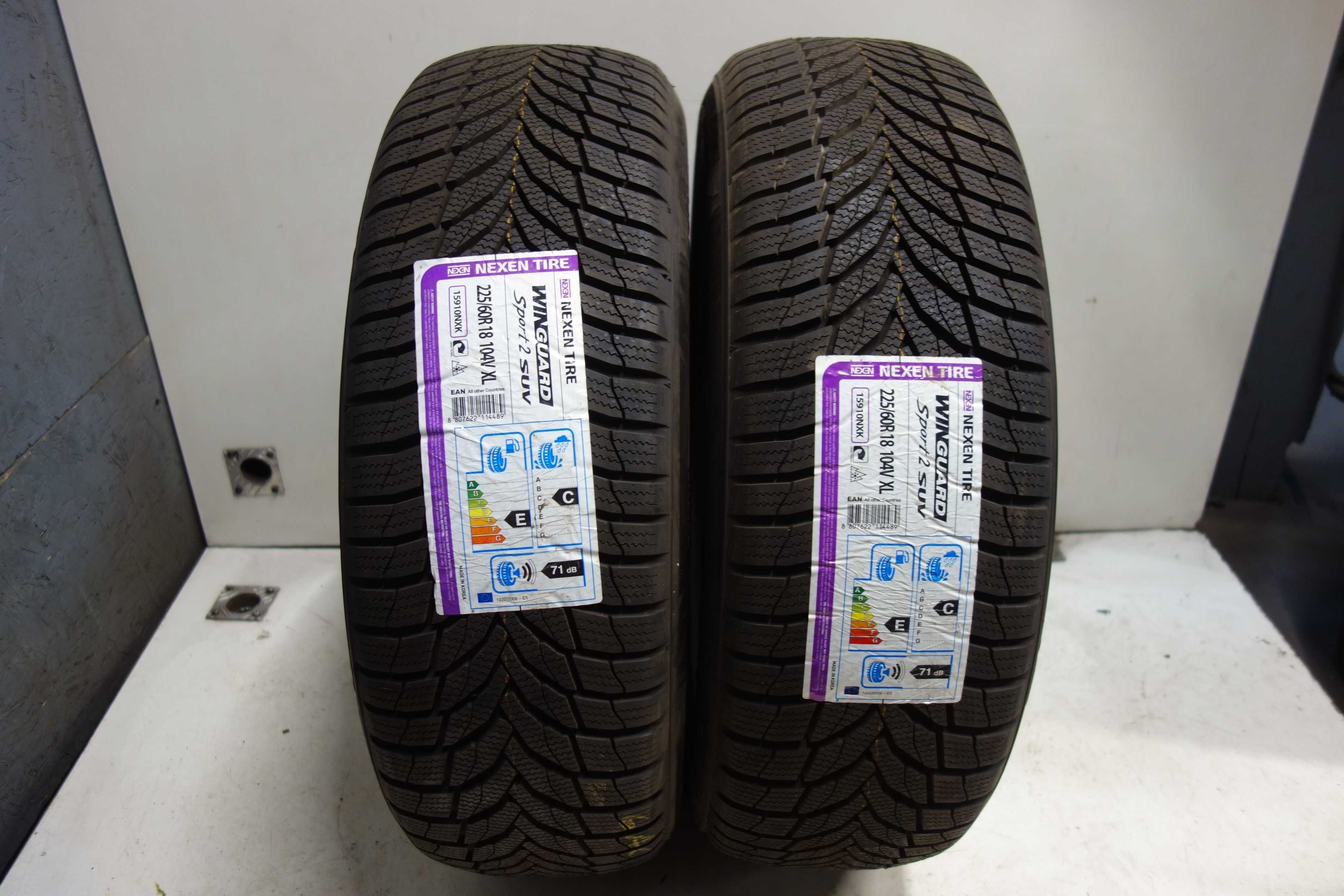 Opony 225/60/18 NEXEN Win Guard Sport 2 Suv XL Zima Nowe