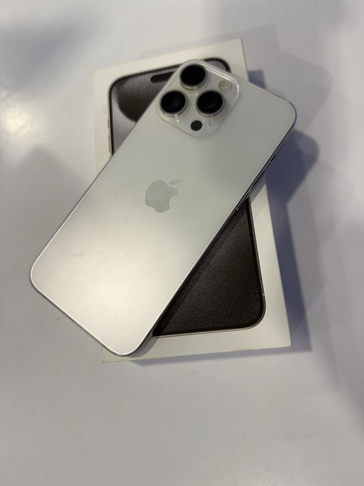 Iphone 15 Pro max 256 GB 256Gb bateria 89% White Titanium Na GWARANCJI