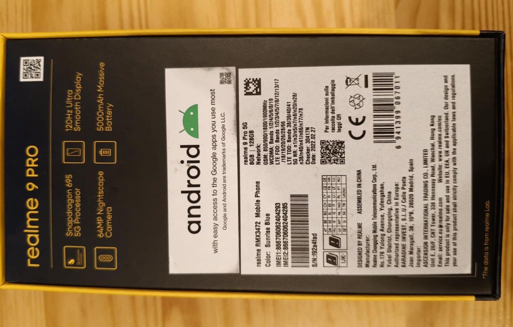 Realme 9 Pro 5G 8/128