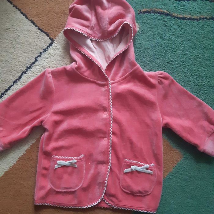 Welurowa bluza 5.10.15. rozmiar 68/74 nowa z metką