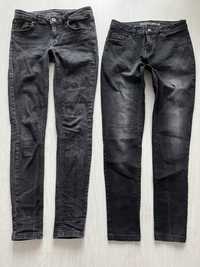 Spodnie jeansowe damskie M 38 joggersy elastyczne 40