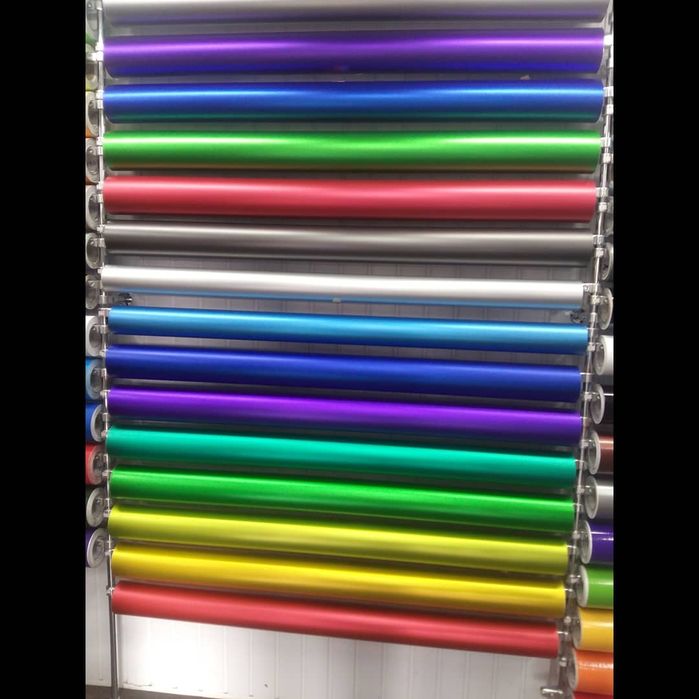 Матовый хром металлик автовинил карбон алькантара тонировка плёнка